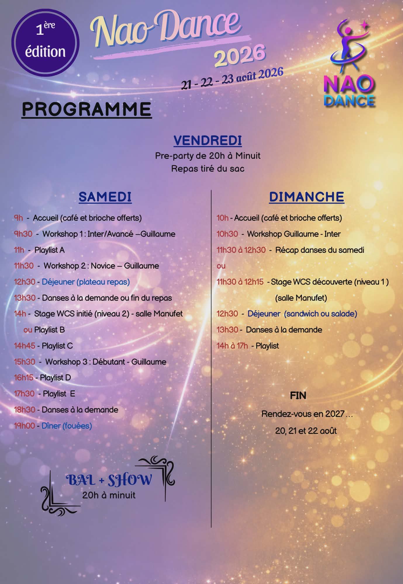 Nao Dance 2026
